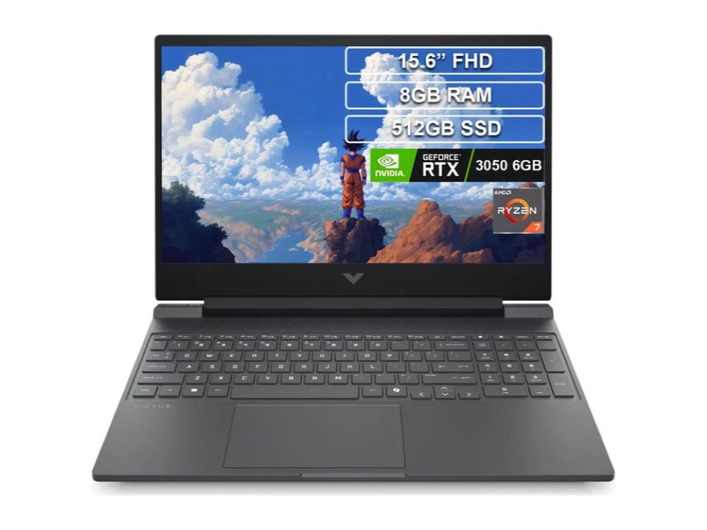 Portátil HP VICTUS 15-FB3019LA AMD Ryzen 7 7445HS  8GB 512GB RTX3050 Silver